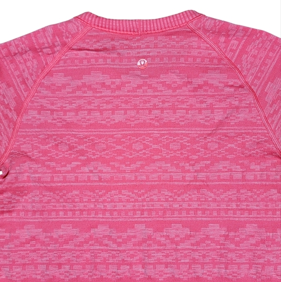 Lululemon Rest Less Pullover Heathered Electric Coral Size 4 - Picture 3 of 7